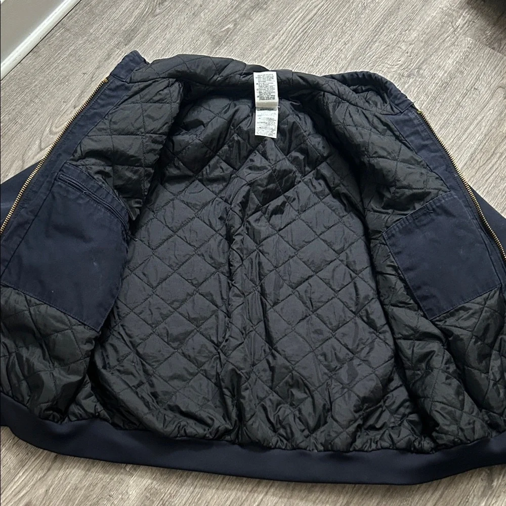 Men’s Carhartt Navy Hooded Jacket - Picture 6 of 12